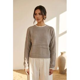 Светр жіночий 295 beige р.42-46 "Kosta" недорого оптом від прямого постачальника