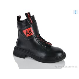 Черевики жіночі стильні Весна/осінь 197-53 black-red (8 пар р.36-41) "DINO ALBAT" недорого оптом від прямого постачальника