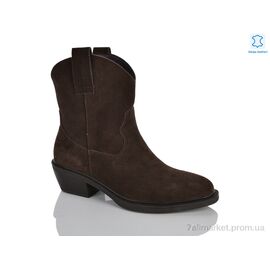 Черевики жіночі стильні Весна/осінь E8934-2 b.brown (8 пар р.36-41) "DINO ALBAT" недорого оптом від прямого постачальника