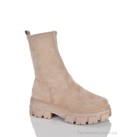 Черевики жіночі стильні Весна/осінь 20-909-2 beige (8 пар р.36-41) "DINO ALBAT" недорого оптом від прямого постачальника