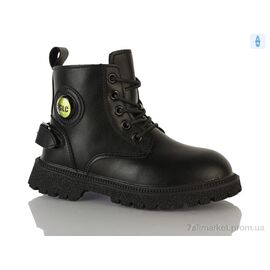 Черевики дитячі зручні Весна/осінь Y94(0447B) black (6 пар р.32-37) "DINO ALBAT" недорого оптом від прямого постачальника