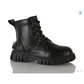 Черевики дитячі зручні Весна/осінь Y100(0580B) black (6 пар р.32-37) "DINO ALBAT" недорого оптом від прямого постачальника