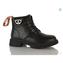Черевики дитячі зручні Весна/осінь Y106(7603) black-orange (6 пар р.31-36) "DINO ALBAT" недорого оптом від прямого постачальника