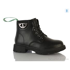 Черевики дитячі зручні Весна/осінь Y106(7603) black-green (6 пар р.31-36) "DINO ALBAT" недорого оптом від прямого постачальника