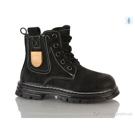 Черевики дитячі зручні Весна/осінь Y163(2117B) black (6 пар р.32-37) "DINO ALBAT" недорого оптом від прямого постачальника