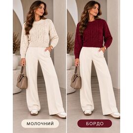 Светр жіночий 5631 wine р.40-44 "Kosta" недорого оптом від прямого постачальника