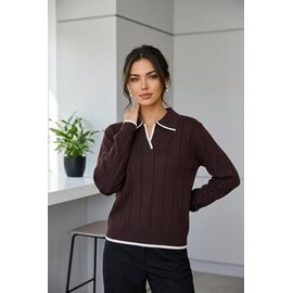 Светр жіночий 6196 brown р.M-L "Kosta" недорого оптом від прямого постачальника