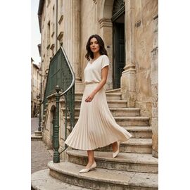 Фотография Юбка женская 999 l.beige р.44-48 "Kosta" недорого оптом от прямого поставщика