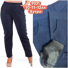 Штани жіночі, стильні на хутрі супербатал розміри 10XL-12XL (мікс кв) "STELLA" недорого від прямого постачальника
