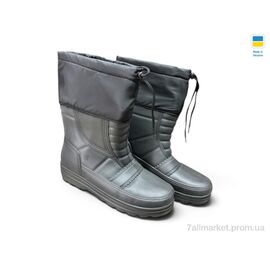 Чоботи з піни чоловічі Зима SV25 чорний (6 пар р.41-46) "Rai shoes" недорого оптом від прямого постачальника