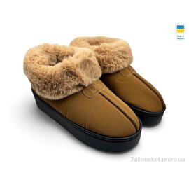 Уггі жіночі утеплені Зима У5 коричневий (6 пар р.36-41) "Rai shoes" недорого оптом від прямого постачальника