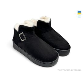 Уггі жіночі утеплені Зима У1 чорний (6 пар р.36-41) "Rai shoes" недорого оптом від прямого постачальника
