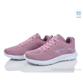 Фотография Кроссовки женские модные Весна/осень M004 pink (8 пар р.37-41) "Синдикат взуття" недорого оптом от прямого поставщика