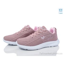 Фотография Кроссовки женские модные Весна/осень M006 pink (8 пар р.37-41) "Синдикат взуття" недорого оптом от прямого поставщика