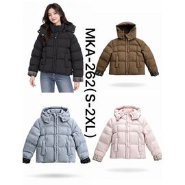 Фотография Куртка женская зимняя 262 black р.S-2XL "Ale-Ate" недорого оптом от прямого поставщика