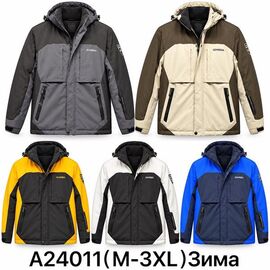Фотография Куртка мужская зимняя A24011 white р.M-3XL "Ale-Ate" недорого оптом от прямого поставщика