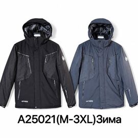 Фотография Куртка мужская зимняя A25021 black р.M-3XL "Ale-Ate" недорого оптом от прямого поставщика
