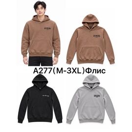 Фотография Худи мужской A277 black р.M-3XL "Ale-Ate" недорого оптом от прямого поставщика
