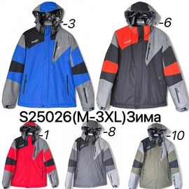 Фотография Куртка мужская зимняя S25026-1 red р.M-3XL "Ale-Ate" недорого оптом от прямого поставщика
