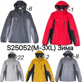 Куртка чоловіча зимова S25052-22 grey р.M-3XL "Ale-Ate" недорого оптом від прямого постачальника