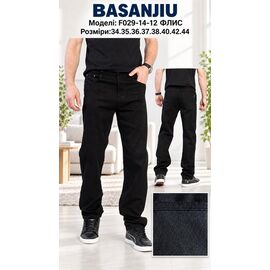 Фотография Джинсы мужские F029-14-12 black р.34-44 "Basanjiu" недорого оптом от прямого поставщика