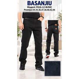 Фотография Джинсы мужские F616-12 black р.34-44 "Basanjiu" недорого оптом от прямого поставщика
