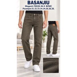 Фотография Джинсы мужские F8028-36-9 grey р.31-38 "Basanjiu" недорого оптом от прямого поставщика