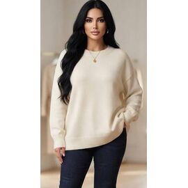 Светр жіночий 25410 l.beige р.46-50 "PULSE" недорого оптом від прямого постачальника