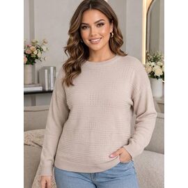 Светр жіночий 25519 beige р.48-52 "PULSE" недорого оптом від прямого постачальника