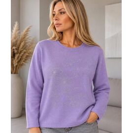 Светр жіночий 25524 lilac р.46-50 "PULSE" недорого оптом від прямого постачальника