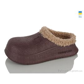 Сабо для жінок літні Зима 606 шоколад (8 пар р.36-41) "Lot Shoes" недорого оптом від прямого постачальника