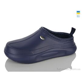 Сабо для жінок літні Зима 4101 синій (8 пар р.37-41) "Lot Shoes" недорого оптом від прямого постачальника