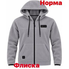 Фотография Кофта спортивная мужская 15128 grey р.S-2XL "Alex Clothes" недорого оптом от прямого поставщика