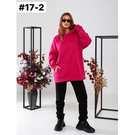 Худі жіноче 17-2 crimson р.ower size "ZLATA" недорого оптом від прямого постачальника