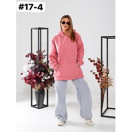 Худі жіноче 17-4 pink р.ower size "ZLATA" недорого оптом від прямого постачальника