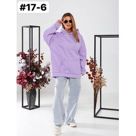 Худі жіноче 17-6 lilac р.ower size "ZLATA" недорого оптом від прямого постачальника