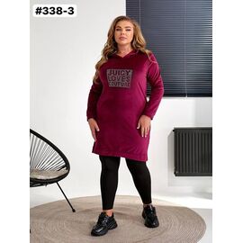 Туніка жіноча 338-3 wine р.48-54 "ZLATA" недорого оптом від прямого постачальника