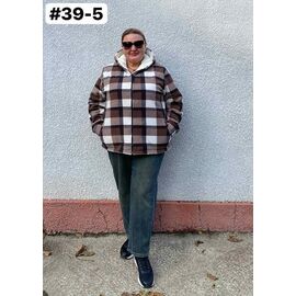 Сорочка тепла жіноча 39-5 brown р.50-60 "ZLATA" недорого оптом від прямого постачальника