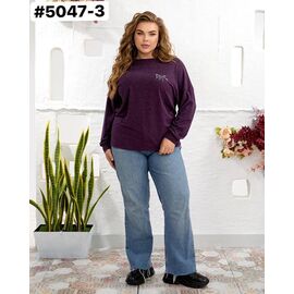Светр жіночий 5047-3 purple р.52-56 "ZLATA" недорого оптом від прямого постачальника