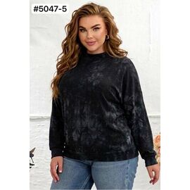 Светр жіночий 5047-5 black р.52-56 "ZLATA" недорого оптом від прямого постачальника