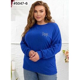 Светр жіночий 5047-6 blue р.52-56 "ZLATA" недорого оптом від прямого постачальника