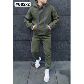 Фотография Костюм спортивный мужской 662-2 khaki р.46-52 "ZLATA" недорого оптом от прямого поставщика