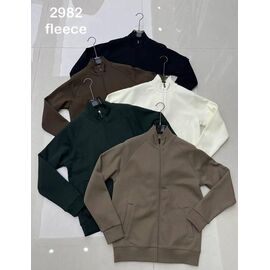 Фотография Кофта спортивная мужская 2982 green р.M-3XL "F.T.H" недорого оптом от прямого поставщика