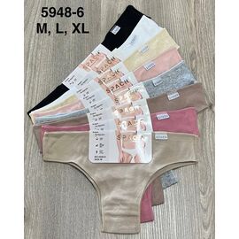 Фотография Трусы женские 5948-6 mix р.M-XL "Comfort" недорого оптом от прямого поставщика