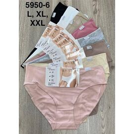 Фотография Трусы женские 5960-6 mix р.L-2XL "Comfort" недорого оптом от прямого поставщика