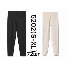 Фотография Лосины женские тёплые 5202 beige р.S-XL "Ale-Ate" недорого оптом от прямого поставщика