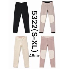 Фотография Лосины женские тёплые 5322-1 beige р.S-XL "Ale-Ate" недорого оптом от прямого поставщика