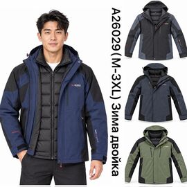 Фотография Куртка мужская зимняя A26029 black р.M-3XL "Ale-Ate" недорого оптом от прямого поставщика