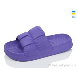 Шльопанці жіночі полегшені Літо N95 фіолет (6 пар р.36-41) "Lot Shoes" недорого оптом від прямого постачальника