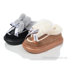Тапки жіночі для будинку Зима N1393 mix (12 пар р.36-41) "Lot Shoes" недорого оптом від прямого постачальника